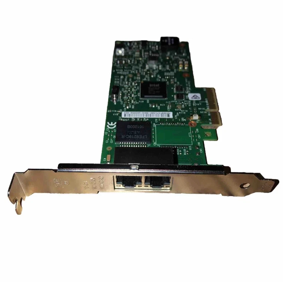Intel 10M/100M/1000M Dual Port Gigabit Ethernet Server Adapter PCI-E Card - image 1 of 1