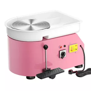 Rueda de Cerámica Eléctrica 350W, Máquina Cerámica 25cm con Kit de Herramientas Modeladoras Rosa - Imagen 1 de 13