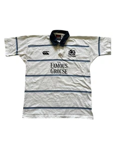 Maglia Polo Rugby Canterbury Scozia Vintage The Famous Grouse XL - Foto 1 di 9