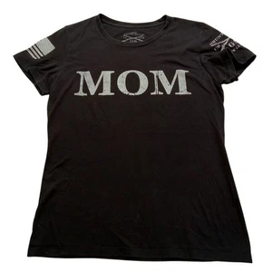 Grunt Style T Shirt L Women's Mom This We'll Defend Black - Picture 1 of 5