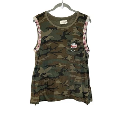 Винтажный камуфляжный бак из бисера Denim & Supply Ralph Lauren Thunderbird размер L - Изображение 1 из 4