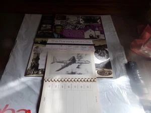 Lot 2 Vintage Texas & Irving 100 yr Calendar Dallas SkylineB36 Bomber 1952 /2003 - Picture 1 of 14