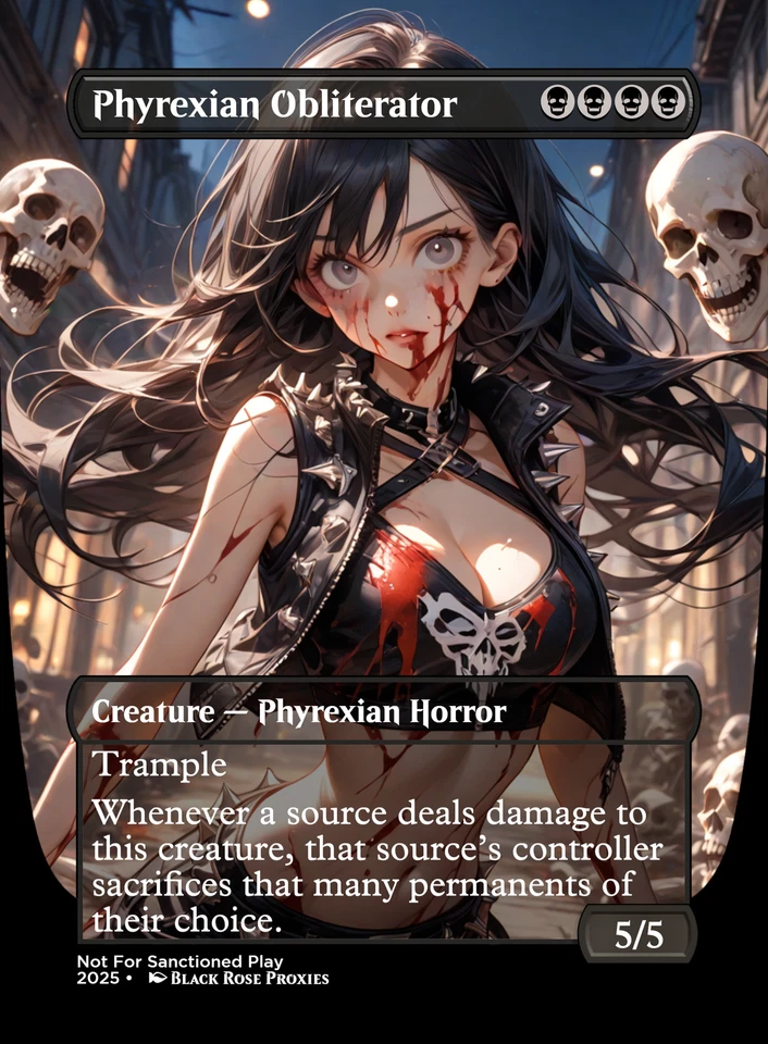 Phyrexian Obliterator - MTG Anime Custom - Playtest - Image 1 of 1