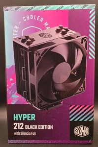 Cooler Master Hyper 212 Black Edition Silencio 120mm Fan CPU Cooler - Afbeelding 1 van 5