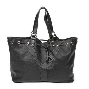 Yves Saint Laurent Black/Bronze Reversible Double Sac Y Tote - Picture 1 of 10