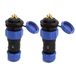 Set of 2 SP13 3PIN IP68 Waterproof Connectors for Challenging Environments - Afbeelding 1 van 11