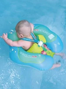 Flotador de natación para bebé con correas de seguridad talla S - Anillo entrenador de piscina infantil - Imagen 1 de 8