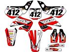 1998-1999 CR 125 R 13 FLY Red Senge Grafikkit kompatibel mit Honda