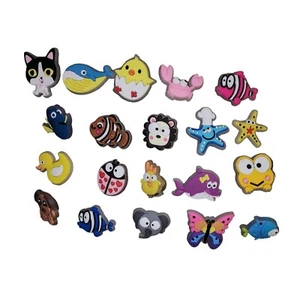 Croc Charms Glow In Dark Animals Fish Insects Lot of 20 - Picture 1 of 6