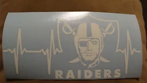 Oakland Raiders Life car decal - Picture 1 of 2