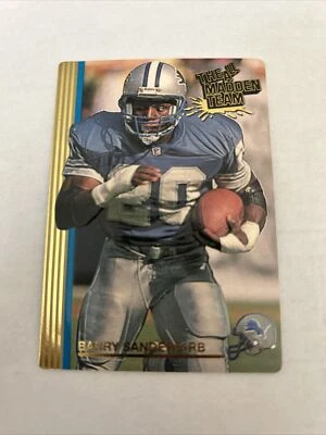 1993 Action Packed NFL All Madden Team Barry Sanders Football Card #5 Lions NFL - Image 1 of 2