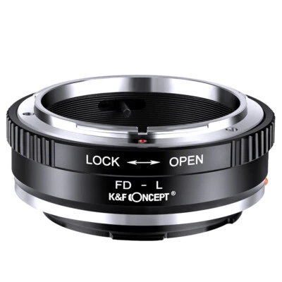 K&F Concept Manual Adapter For Canon FD & FL 35mm Lens to Leica L Mount Camera - Image 1 of 4