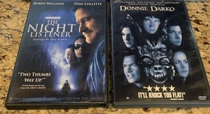 The Night Listener / Donnie Darko ( 2 DVD Lot) Robin Williams **Very Good - Picture 1 of 1