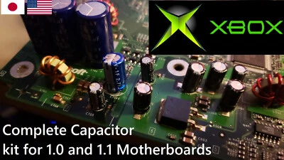 COMPLETE Capacitor kit (39 Caps) for Original Xbox 1.0 and 1.1 Motherboards - Image 1 of 4