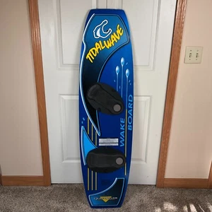 Quicksilver Wakeboard Tidal Wave With Bindings 56 x 15 Alloy Deck - Picture 1 of 16