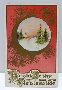 Bright Bethy Christmastide Winter Country Scene - Picture 1 of 2