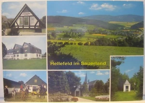 Alte Farb AK Hellefeld Sundern Sauerland - Reiterhof Dunker -ungelaufen  - Bild 1 von 1