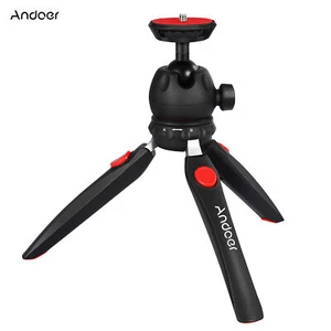 Andoer Mini Universal Tabletop Handheld Tripod Compact Digital DSLR Camera A7L2 - Picture 1 of 11
