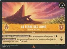 La Terre des Lions – Le Rocher des Lions #33 Rare Terres d'Encres FR Lorcana TCG