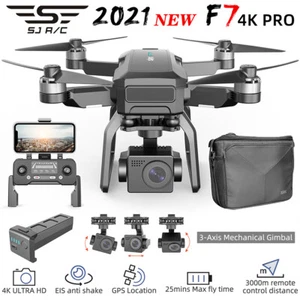 SJRC F7 4K PRO 5G WIFI 3KM FPV Drone GPS 4K HD Kamera 3-Achsen Gimbal Quadcopter - Bild 1 von 15