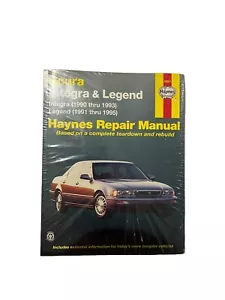 Haynes Manual (#12021 ) For Acura Integra and Legend 1990-1993, 1991-1995 - Picture 1 of 5