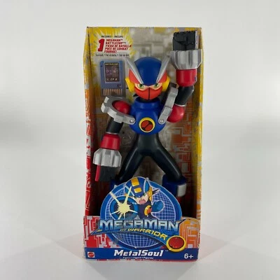NUEVO RARO Megaman NT Warrior MetalSoul 10" Figura de Acción con Chip de Batalla Mattel WB Foto 1 de 4