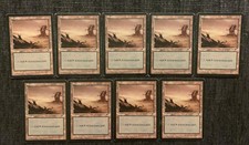 9x Swamp MP Tempest MTG Magic The Gathering
