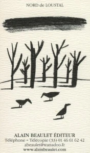 LOUSTAL NORD CARTE DE VISITE BEAULET ANNONCE TL NORD  - Picture 1 of 1