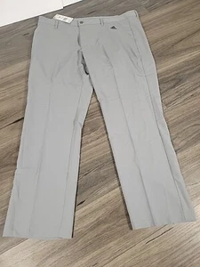 $70 Adidas Men’s Adi Advantage Golf Pants-gray Three - Size 40Wx30L-New Tags. - Picture 1 of 9