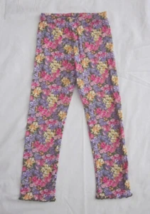 Gymboree leggings, multi-color, flower pattern, size 5T - Picture 1 of 4