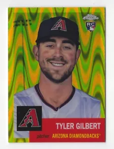 2022 Topps Chrome Platinum #314 Tyler Gilbert Yellow Raywave Refractor 123/250 - Picture 1 of 2