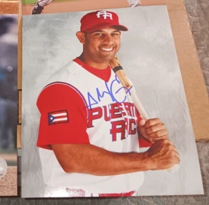 Alex Cora WBC Puerto Rico SIGNED AUTOGRAPHED 8X10 Photo COA Boston Red Sox - Picture 1 of 1