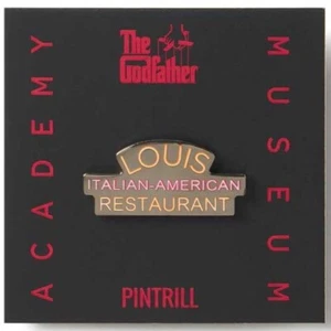 ⚡RARE⚡PINTRILL x THE GODFATHER Louis Italian-American Restaurant Pin *BRAND NEW* - Picture 1 of 3