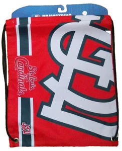 MLB ST LOUIS CARDINALS DRAWSTRING BACKPACK LAUNDRY BAG CAMP BEACH - Picture 1 of 1