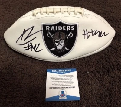 KARL JOSEPH SIGNED AUTOGRAPHED "HITMAN" OAKLAND RAIDERS FOOTBALL BECKETT COA 1 - Image 1 of 2