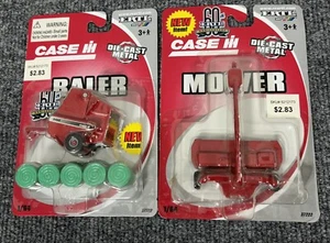 RC2 ERTL Case IH 1:64 Scale Diecast Baler & Mower Brand New - Picture 1 of 2