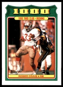 1988 Topps 1000 Yard Club Roger Craig San Francisco 49ers #19 - Picture 1 of 2