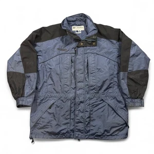 Vintage Columbia Bugaboo Interchange Jacket Blue/Black Men’s L - Picture 1 of 5