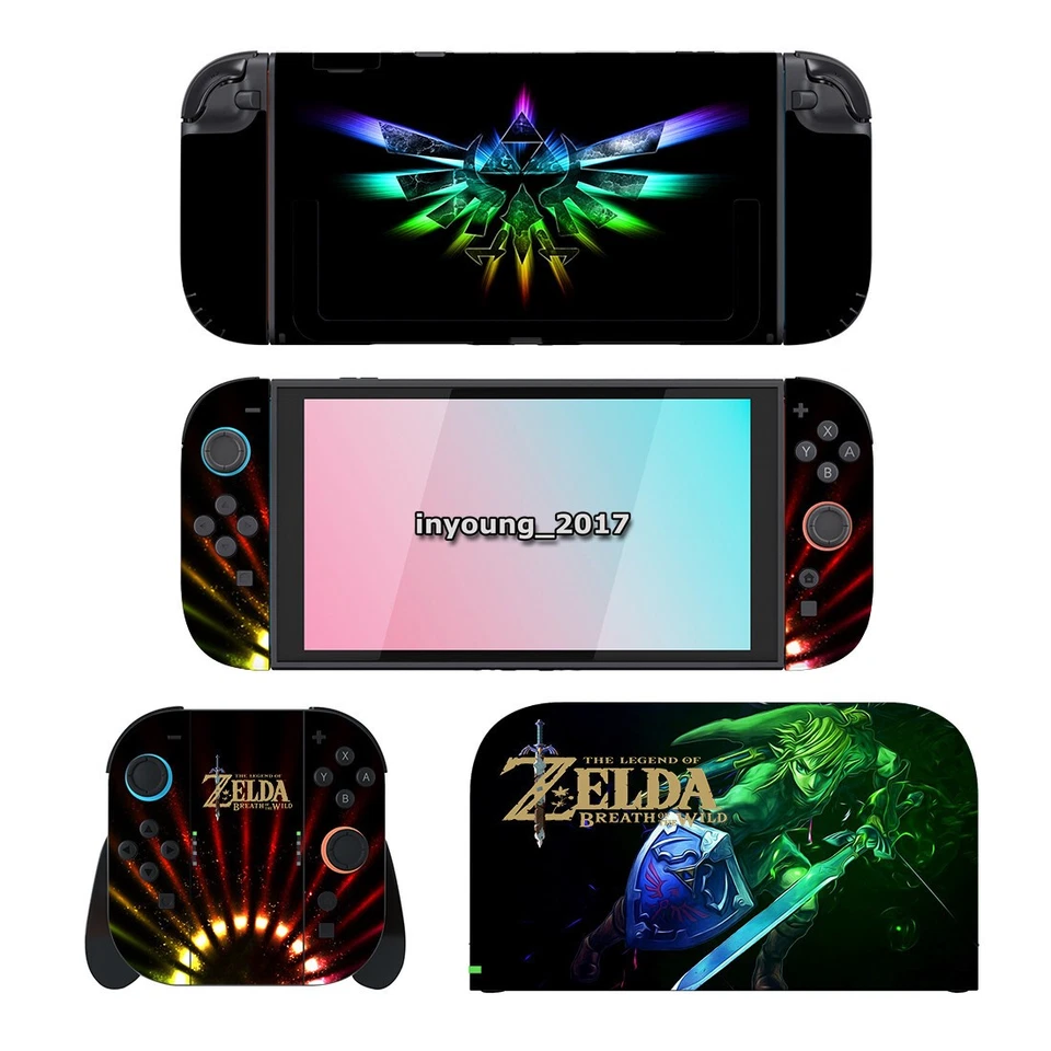 Skin Sticker for Nintendo Switch 2 Console Joycons Zelda Breath of the Wild #3 - Image 1 of 1