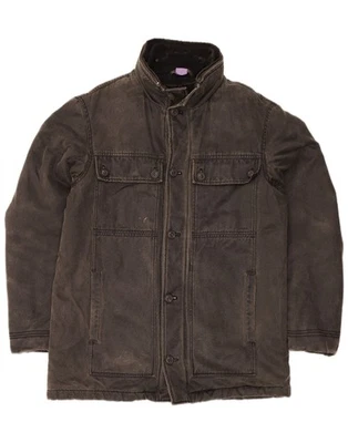 Chaqueta cortavientos MARLBORO CLASSICS para hombre Reino Unido 40 grande gris algodón CW14 Foto 1 de 3