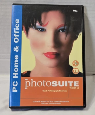 MGI Photosuite Version 4.0 - (PC 2001 MGI)  PC Home & Office- CD - Image 1 of 4
