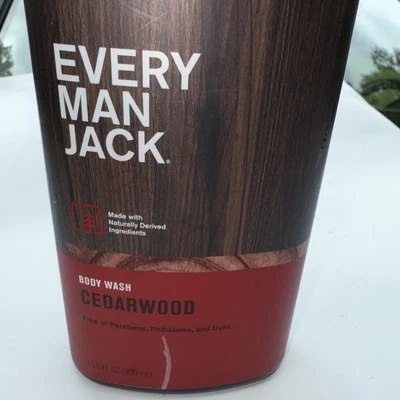 Every Man Jack Cedarwood Body Wash Natural Cleanser for Men 13.5 Fl Oz - Image 1 of 4
