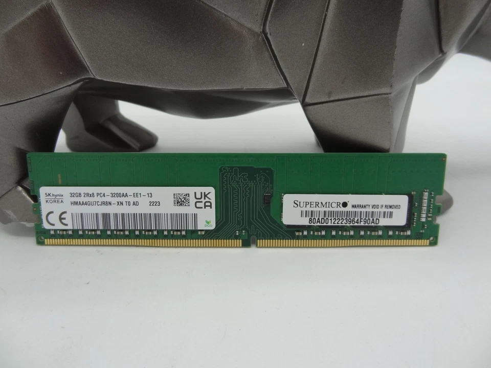 HMAA4GU7CJR8N-XN HYNIX 32GB 3200MHZ 2RX8 ECC UDIMM - Image 1 of 1