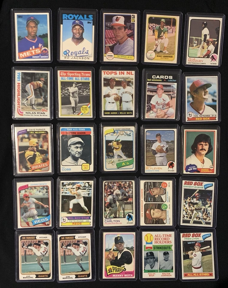 老式棒球卡套装! 1964 年 Topps Aaron/Mays:Rickey RC、Simmons RC、Pics🔥 — 第 1/4 张图片