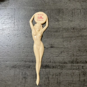 Vintage Naked Lady Celluloid Letter Opener " Empire " Advertising - Picture 1 of 10
