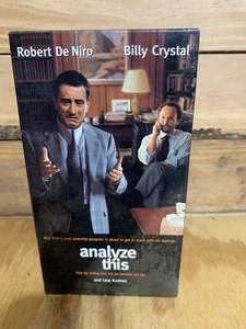 Analyze This VHS 1999 Robert De Niro Billy Crystal Comedy Factory Sealed Warner - Picture 1 of 6