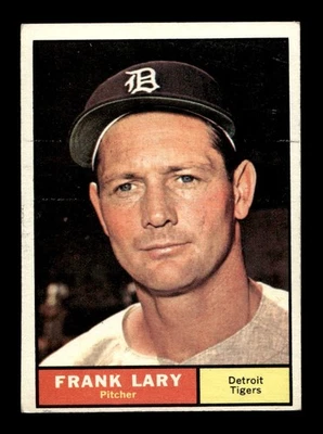 1961 Topps #243 Frank Lary Tigers EX+ *8m Foto 1 de 2
