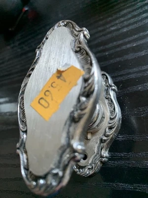 Une Ancienne poignée crémone de fenêtre sur platine carré de 7 mm porte ect... - Photo 1/3