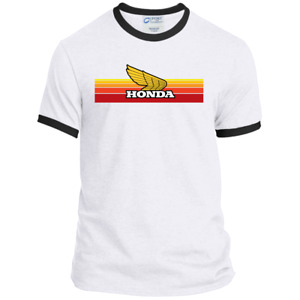 Retro, Honda, Wing, Logo, Racing, Motorcycle, Automotive, T-shirt, Jersey