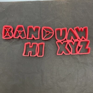 Vintage Jello Jigglers Alphabet Letter Molds Spell Fun Set Of 12 - Picture 1 of 3